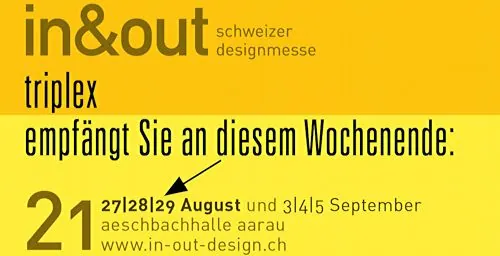 Bild zum Eintrag: triplex wieder in Aarau an der in&out